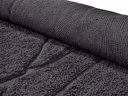 Okrągły dywan - Andrea Natural Cotton Shaggy (czarny)