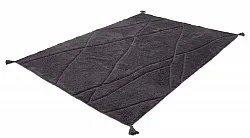 Dywany shaggy - Andrea Natural Cotton Shaggy (czarny)