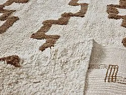 Okrągły dywan - Arlon Natural Cotton Shaggy (beżowy)