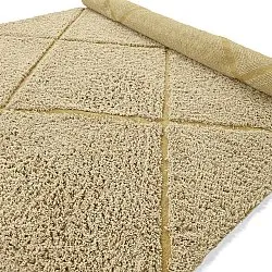 Dywany shaggy - Bellevue Natural Cotton Shaggy (beż/brąz)