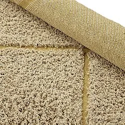 Dywany shaggy - Bellevue Natural Cotton Shaggy (beż/brąz)
