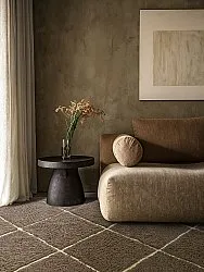 Dywany shaggy - Bellevue Natural Cotton Shaggy (brązowy/żółty)
