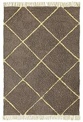 Dywany shaggy - Bellevue Natural Cotton Shaggy (brązowy/żółty)