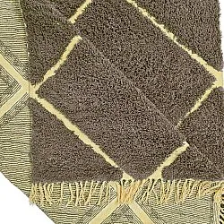Dywany shaggy - Bellevue Natural Cotton Shaggy (brązowy/żółty)