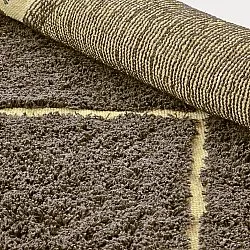Dywany shaggy - Bellevue Natural Cotton Shaggy (brązowy/żółty)