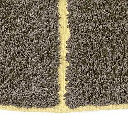 Okrągły dywan - Bellevue Natural Cotton Shaggy (brązowy/żółty)