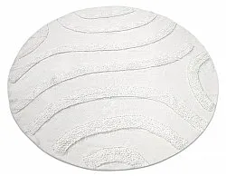 Okrągły dywan - Bonnie Natural Cotton Shaggy (offwhite)