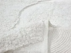 Okrągły dywan - Bonnie Natural Cotton Shaggy (offwhite)