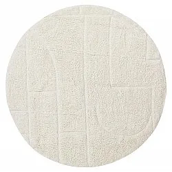 Okrągły dywan - Cremona Natural Cotton Shaggy (offwhite)