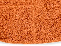 Okrągły dywan - Cremona Natural Cotton Shaggy (pomarańczowy)