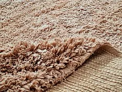 Okrągły dywan - Ebba Natural Cotton Shaggy (brązowy)