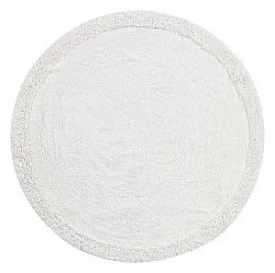Okrągły dywan - Ebba Natural Cotton Shaggy (offwhite)