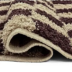 Dywany shaggy - Elsey Natural Cotton Shaggy (beż/brąz)