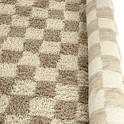Dywany shaggy - Elsey Natural Cotton Shaggy (krem/piasek)
