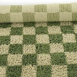 Dywany shaggy - Elsey Natural Cotton Shaggy (zielony/beżowy)