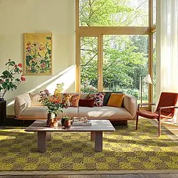 Dywany shaggy - Elsey Natural Cotton Shaggy (żółty/beżowy)