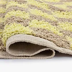 Dywany shaggy - Elsey Natural Cotton Shaggy (żółty/beżowy)