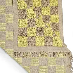Dywany shaggy - Elsey Natural Cotton Shaggy (żółty/beżowy)
