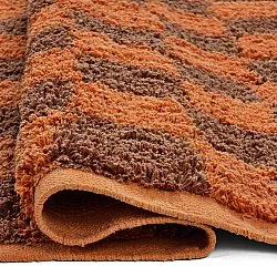 Dywany shaggy - Elsey Natural Cotton Shaggy (pomarańczowy/czerwony)
