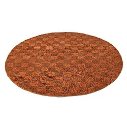Okrągły dywan - Elsey Natural Cotton Shaggy (pomarańczowy/czerwony)
