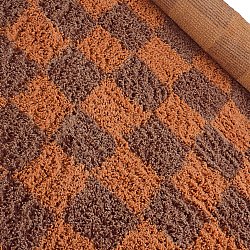 Okrągły dywan - Elsey Natural Cotton Shaggy (pomarańczowy/czerwony)