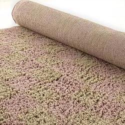 Dywany shaggy - Elsey Natural Cotton Shaggy (różowy/pomarańczowy)