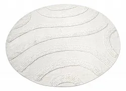 Okrągły dywan - Emilia Natural Cotton Shaggy (offwhite)
