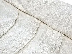 Okrągły dywan - Everly Natural Cotton Shaggy (offwhite)