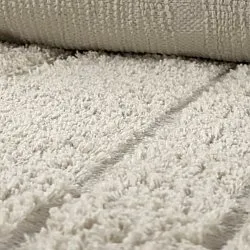 Dywany shaggy - Farley Natural Cotton Shaggy (białawy)