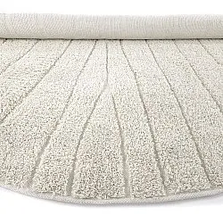 Okrągły dywan - Farley Natural Cotton Shaggy (białawy)