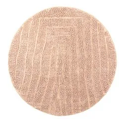 Okrągły dywan - Farley Natural Cotton Shaggy (różowy)