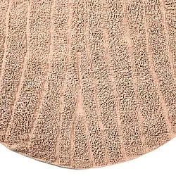 Okrągły dywan - Farley Natural Cotton Shaggy (różowy)