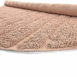 Okrągły dywan - Farley Natural Cotton Shaggy (różowy)