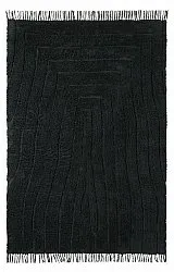 Dywany shaggy - Farley Natural Cotton Shaggy (czarny)