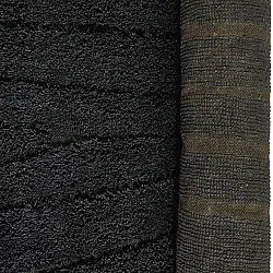 Dywany shaggy - Farley Natural Cotton Shaggy (czarny)