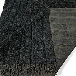 Dywany shaggy - Farley Natural Cotton Shaggy (czarny)