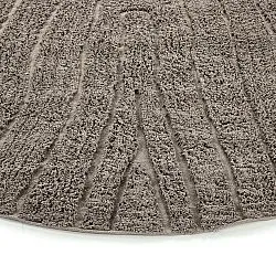 Okrągły dywan - Farley Natural Cotton Shaggy (kolor ciemnoszary)