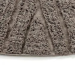 Okrągły dywan - Farley Natural Cotton Shaggy (kolor ciemnoszary)