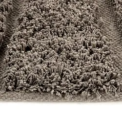 Okrągły dywan - Farley Natural Cotton Shaggy (kolor ciemnoszary)