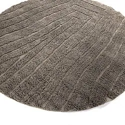 Okrągły dywan - Farley Natural Cotton Shaggy (kolor ciemnoszary)