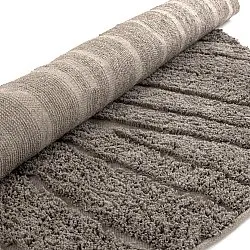 Okrągły dywan - Farley Natural Cotton Shaggy (kolor ciemnoszary)