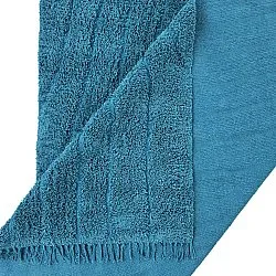 Dywany shaggy - Farley Natural Cotton Shaggy (turkus)