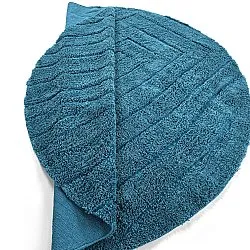 Okrągły dywan - Farley Natural Cotton Shaggy (turkus)
