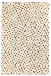 Dywany shaggy - Holwell Natural Cotton Shaggy (złamana biel/brąz)
