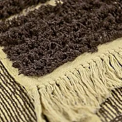 Dywany shaggy - Ikara Natural Cotton Shaggy (brązowy)