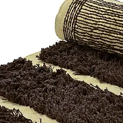 Dywany shaggy - Ikara Natural Cotton Shaggy (brązowy)