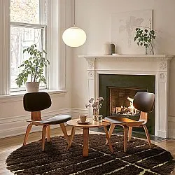 Okrągły dywan - Ikara Natural Cotton Shaggy (brązowy)