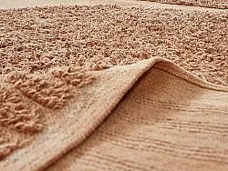 Okrągły dywan - Jovie Natural Cotton Shaggy (terakota)