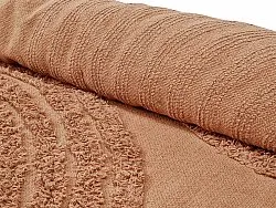 Okrągły dywan - Jovie Natural Cotton Shaggy (terakota)
