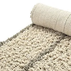 Dywany shaggy - Kairi Natural Cotton Shaggy (beżowy/taupe)